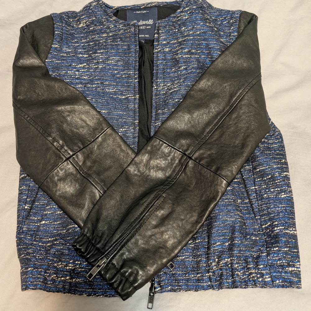 Women's Blue and Black Jacket